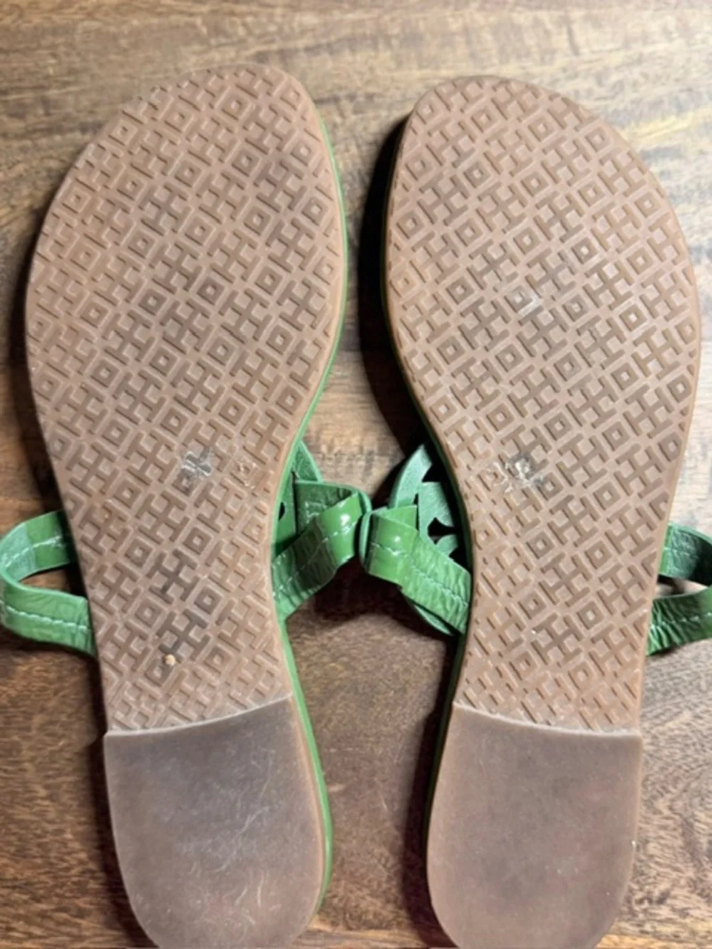 Tory Burch Green Miller Sandals 8